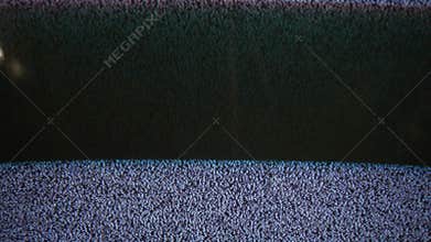 Television signal tv noise flicker screen with static caused a by bad reception