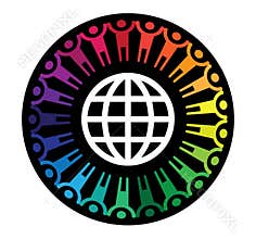 People Holding Hands And The World