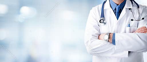 Doctor Man With Stethoscope