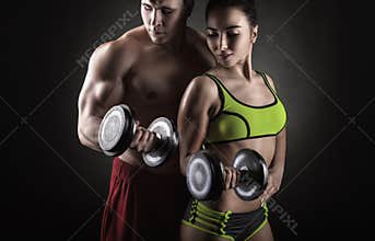 Fitness couple