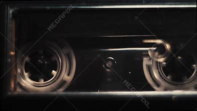 Audio Cassette Tape Playing