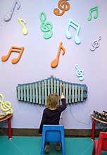Child Playing Music