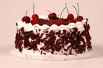 Black Forest Cake with cherry