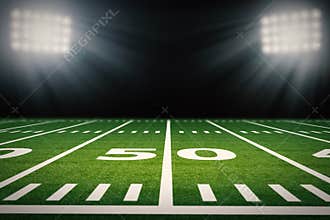 American football field