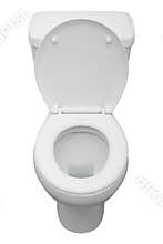 Toilet isolated