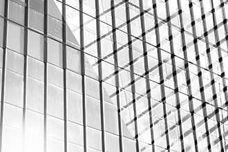 Hight glass modern building for abstract background. Facades tex