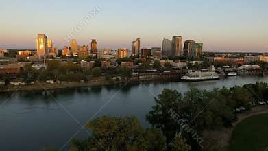 Sacramento River capital city California downtown urban city skyline