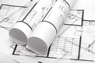 Blueprints of architecture