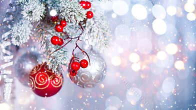 Christmas holiday abstract silver background