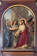 4th Stations of the Cross, Jesus meets His Mother