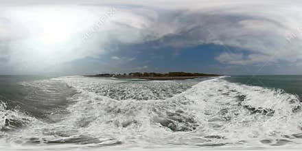 Big ocean waves vr360