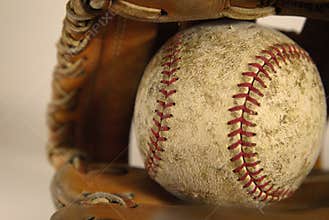 Baseball and Mitt or Glove