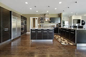 Kitchen in luxury home