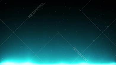 Blue aurora fire christmas mood video background. Seamless loop circle.