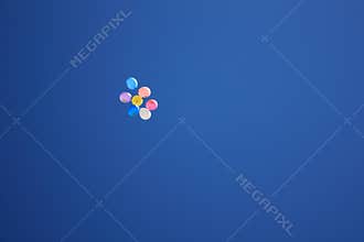 Balloons in the sky