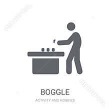 Boggle icon. Trendy Boggle logo concept on white background from