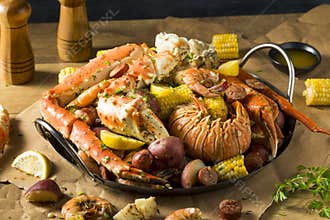 Homemade Cajun Seafood Boil