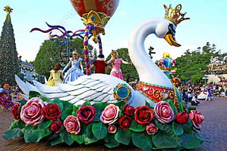 Beautiful fairy characters of disneyland
