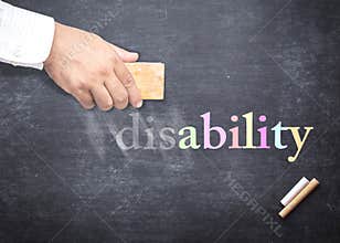 Erasing Disability to Show Ability Concept on Blackboard for International Day Inclusion