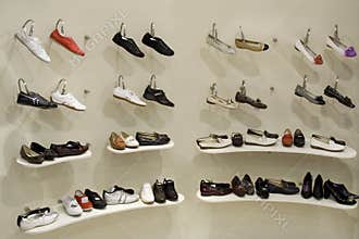 Shop shoes shelf