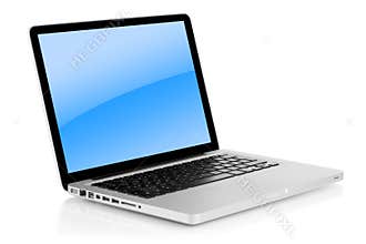 Aluminum laptop