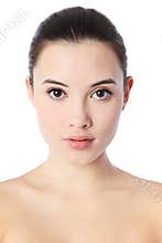 Beauty woman face
