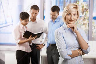 Busnesswoman in office
