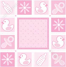 Baby girl background