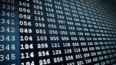 Binary computer code - computer technology