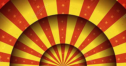 Vintage animated circus merry-go-round background
