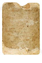 Vintage paper backside of retro