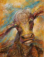 Cosmic cow art
