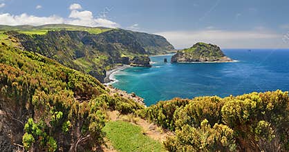 Northern Coast of Flores Azores islands