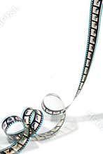Long Curly Movie Film Strip