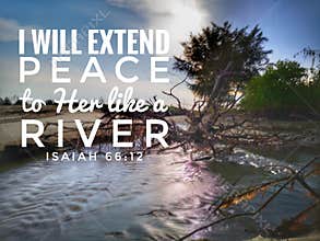 Peace quote from bible verse design for Christianity of the day, be encouraged.