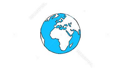 Color world that turns hand drawn