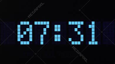 Digital time countdown