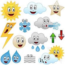 Cartoon Weather Collection