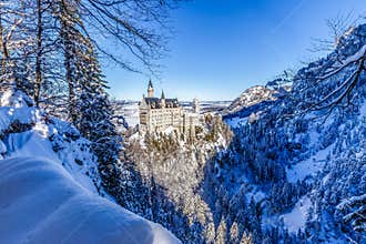 Winter wonderland at Neuschwanstein Castle