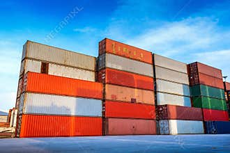 Industrial containers box for logistic import export business