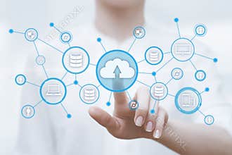 Cloud Computing Technology Internet Storage Network Concept