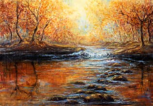 An Autumn forest