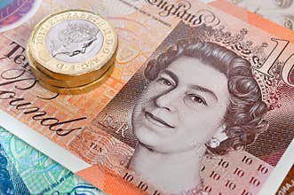 New Ten Pound Note and Coins