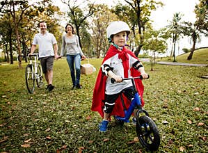 Family Bicycling Holiday Weekend Activity