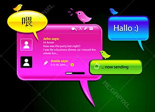 Messaging balloons