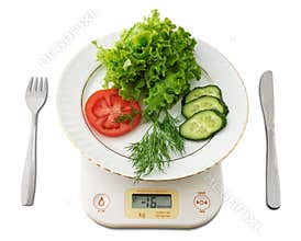 Weight loss comuter concept