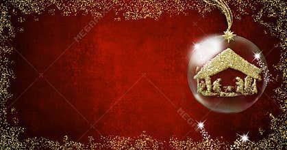 Nativity Scene Christmas backgrounds cards.