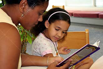 Child in Library