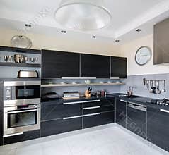 Interior of modern kitchen