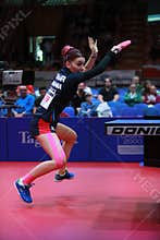 SZOCS Bernadette Cynthia from Romania top spin